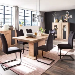 Wohnen Swingstühle in dunklem Grau - Lacrunia (4er Set)