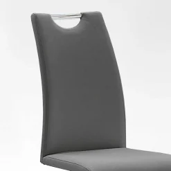 Wohnen Designermöbel*Swingstuhl Filio in Grau (2er Set)