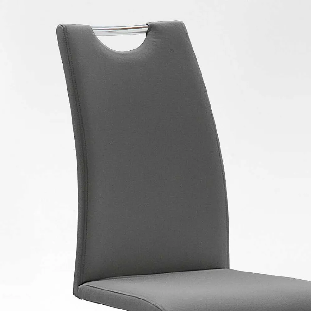 Wohnen Designermöbel*Swingstuhl Filio in Grau (2er Set)