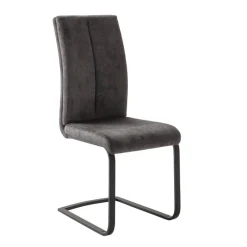 Wohnen Swingstuhl Quartett in Anthrazit - Amando (4er Set)