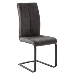 Wohnen Swingstuhl Quartett in Anthrazit - Amando (4er Set)