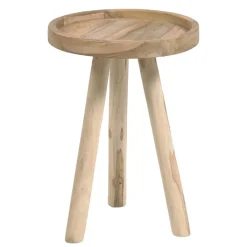 Wohnen Massivholzmöbel|Esszimmertische*Teak Couchtisch mit Drei-Bein-Gestell - Marcel