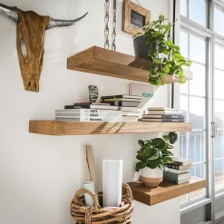 Wohnen Teak Wandboard mit 4 cm Stärke - Palium