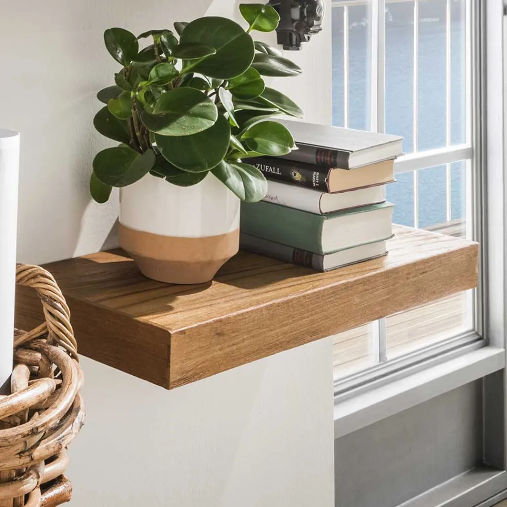 Wohnen Teak Wandboard mit 4 cm Stärke - Palium