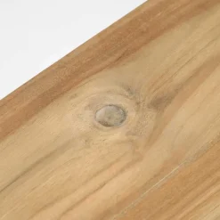 Wohnen Schuhschränke*Teakholz Bank mit Ablageboden - Romitella