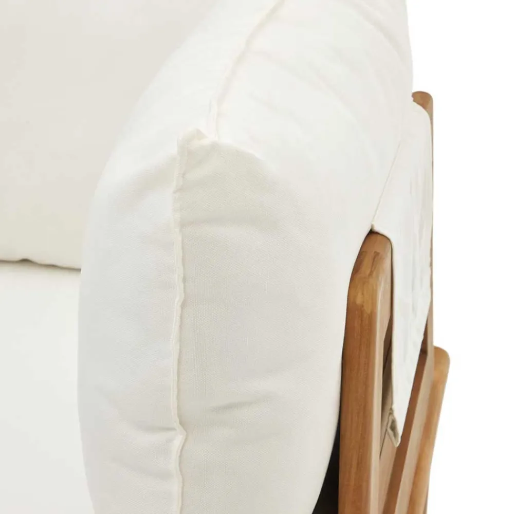 Wohnen Teakholz Lounge modular & 2 Couchtische - Palm (sechsteilig)