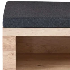 Wohnen Teilmassive Schuhbank mit zwei Fächern - Latenda