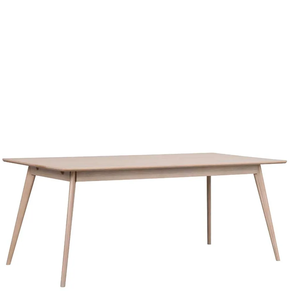 Wohnen Teilmassiver White Wash Tisch in Eiche - Navassa