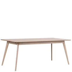 Wohnen Teilmassiver White Wash Tisch in Eiche - Navassa