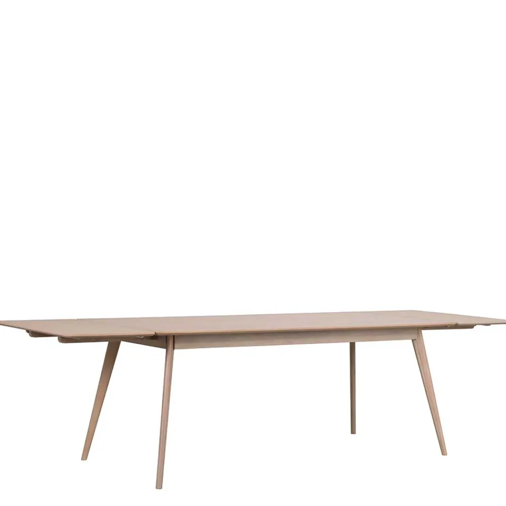 Wohnen Teilmassiver White Wash Tisch in Eiche - Navassa