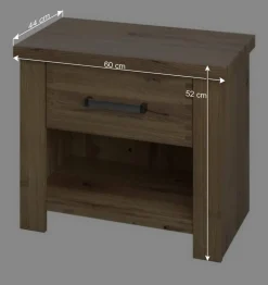 Wohnen Teilmassives Schlafzimmer Möbelset - Riostar (vierteilig)