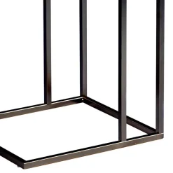 Wohnen Telefontisch in Sonoma Eiche Nachbildung Paragoma & Metall Schwarz