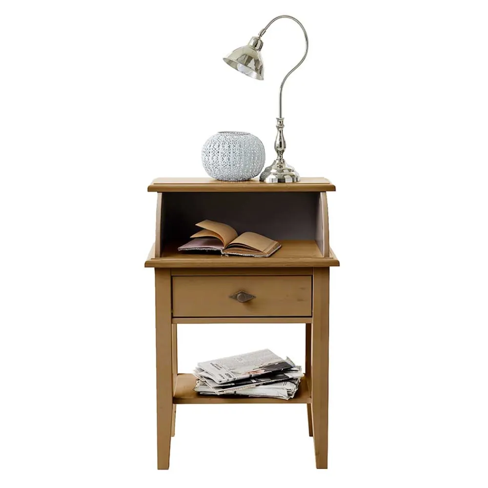 Wohnen Telefontische*Telefontisch Piatra aus Kiefer teilmassiv