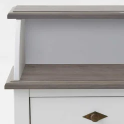 Wohnen Telefontischchen Mirandesca in Weiß