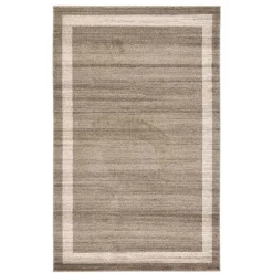 Wohnen Teppich in Beige Braun Kurzflor - Osiko