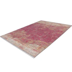 Wohnen Vintage Möbel|Teppiche*Teppich in Rot und Beige abstrakt - Lergavano