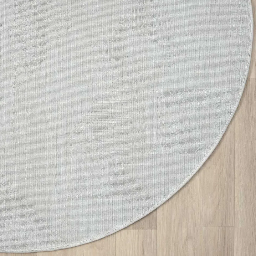 Wohnen Teppiche*Teppich in Rund - Creme und Beige - Anita