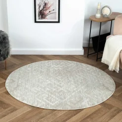 Wohnen Teppiche*Teppich in Rund mit 120 cm Durchmesser - Offaly