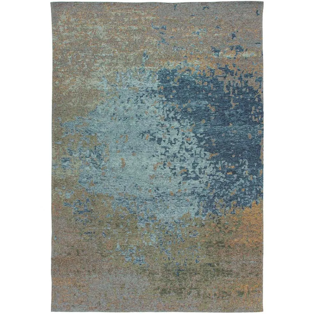 Wohnen Vintage Möbel|Teppiche*Teppich in Taupe und Blau - Crespa