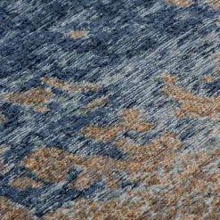 Wohnen Vintage Möbel|Teppiche*Teppich in Taupe und Blau - Crespa