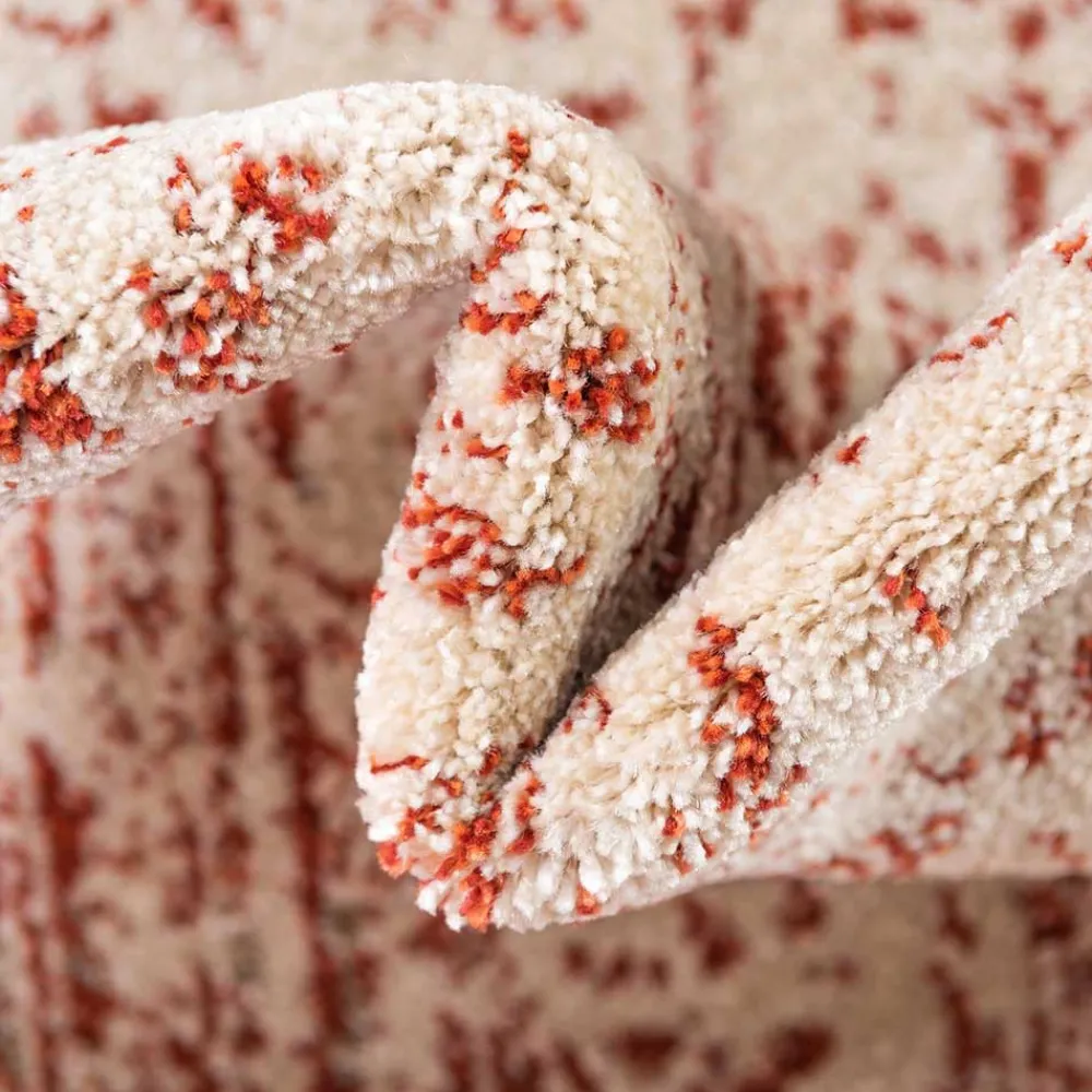 Wohnen Teppiche*Teppich in Terracotta & Creme gemustert - Maximilians