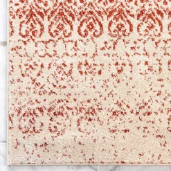 Wohnen Teppiche*Teppich in Terracotta & Creme gemustert - Maximilians