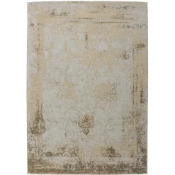 Wohnen Teppich in Vintage Used Optik - Beige & Hellbraun - Lurymia