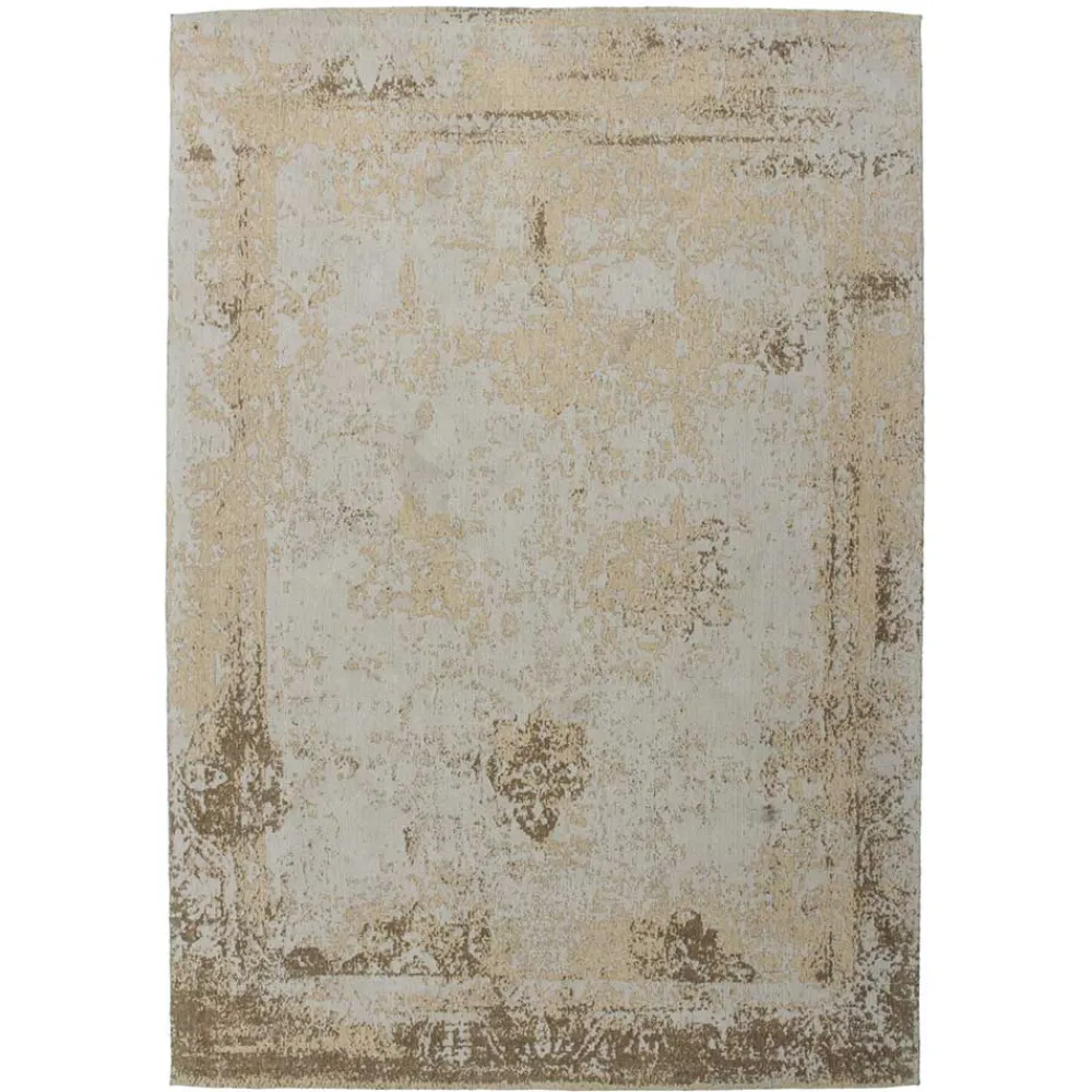 Wohnen Teppich in Vintage Used Optik - Beige & Hellbraun - Lurymia