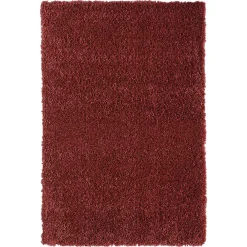 Wohnen Teppiche*Teppich Läufer in Dunkelrot Hochflor - Carina