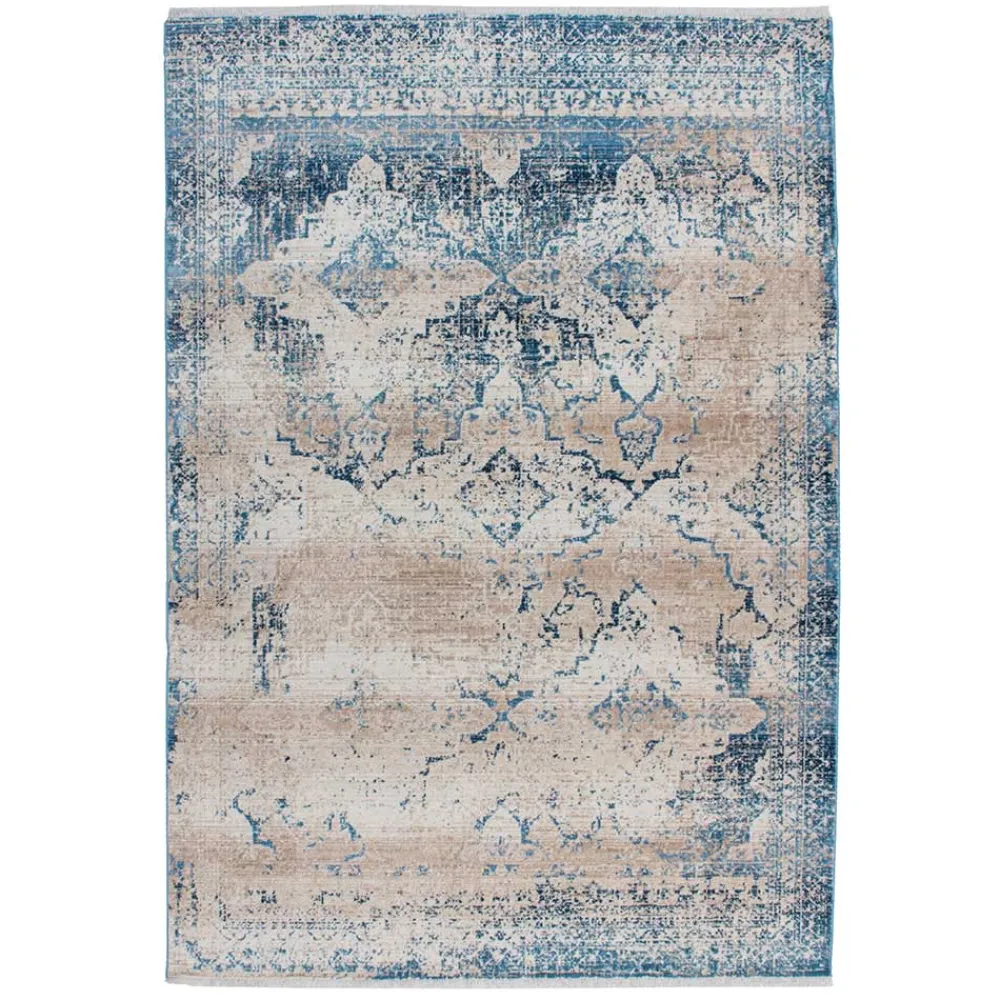 Wohnen Vintage Möbel|Teppiche*Teppich mit ausgewaschenem Orient Motiv - Gemta