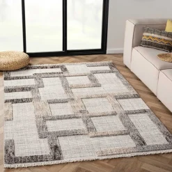 Wohnen Teppich mit geometrischem Muster - Ellis