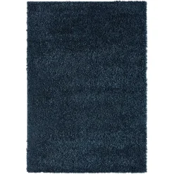 Wohnen Teppiche*Teppich mit Hochflor in Dunkelblau - Pipev