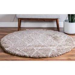 Wohnen Teppiche*Teppich mit hohem Flor - 150 cm rund - Alli