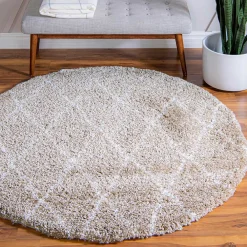 Wohnen Teppiche*Teppich mit hohem Flor - 150 cm rund - Alli