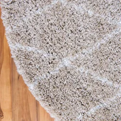 Wohnen Teppiche*Teppich mit hohem Flor - 150 cm rund - Alli