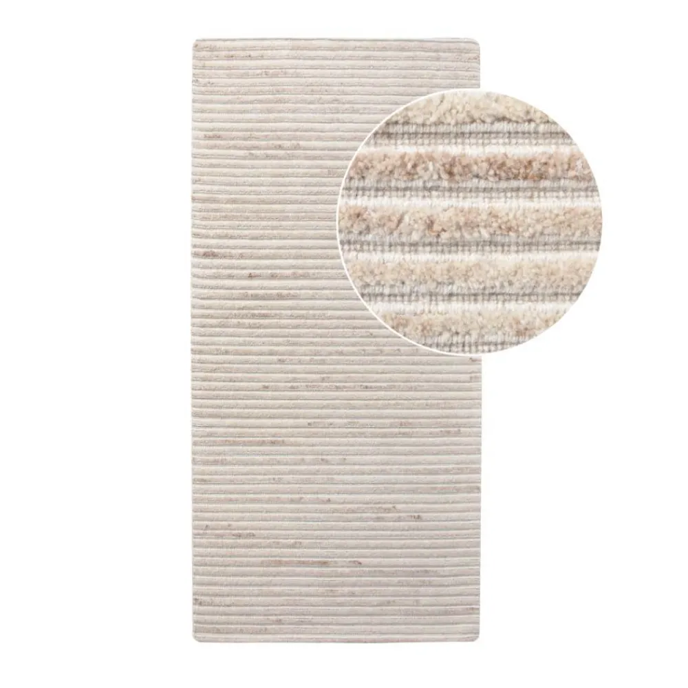 Wohnen Teppiche*Teppich mit Wolle in Cremeweiß - Accapulco