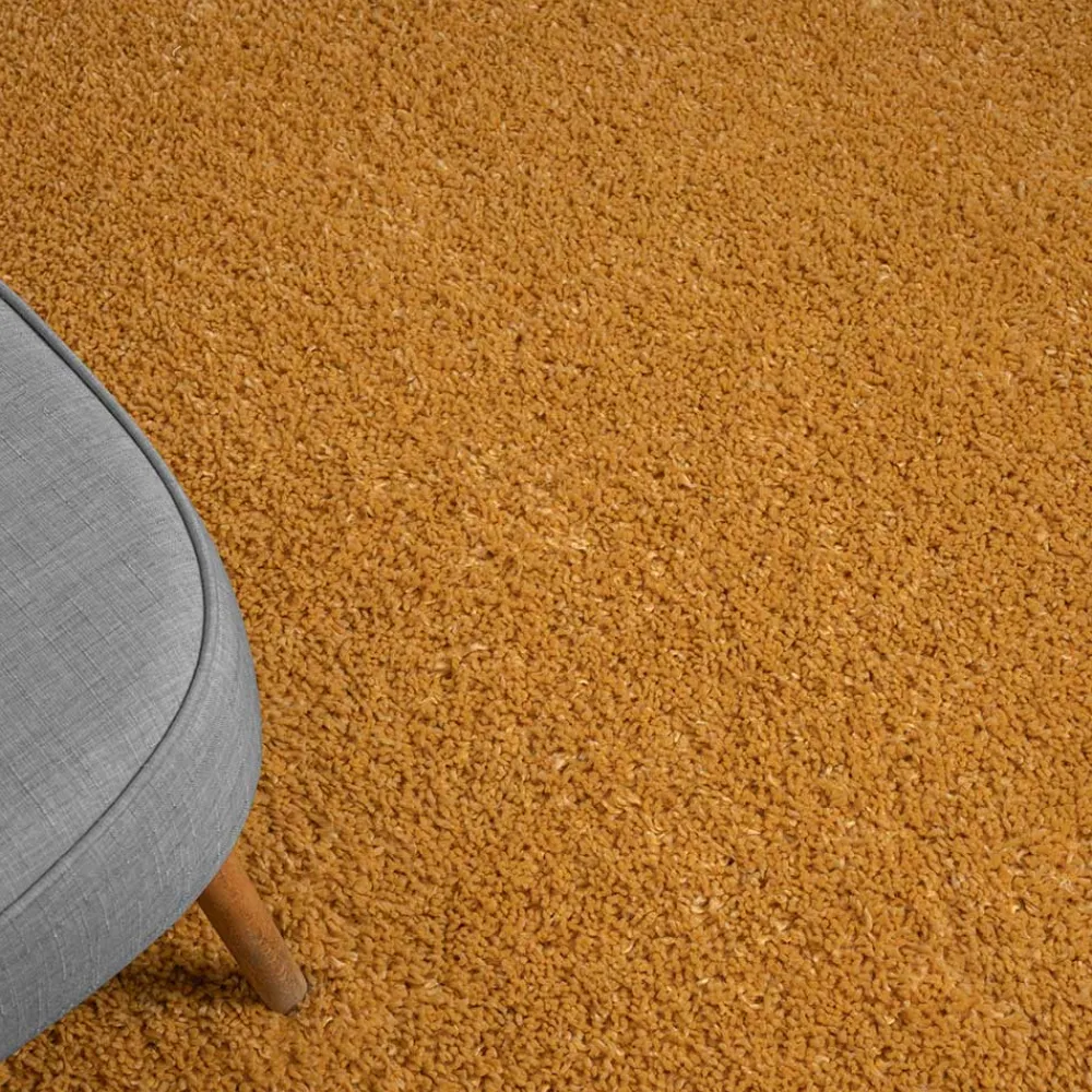 Wohnen Teppiche*Teppich oder Läufer in Gold Gelb - Crocinol