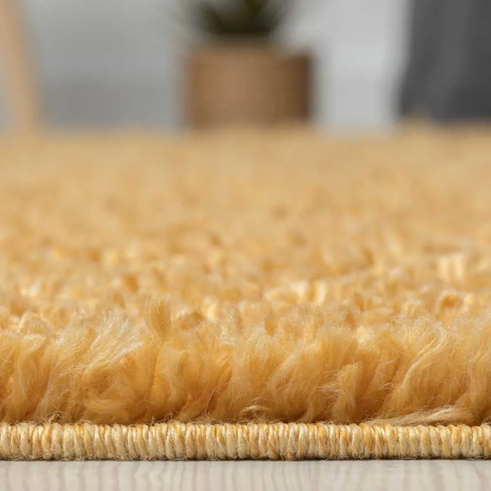 Wohnen Teppiche*Teppich oder Läufer in Gold Gelb - Crocinol