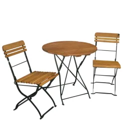 Wohnen Sitzgruppe|Balkonmöbel*Terrassensitzgruppe Daroncas mit rundem Tisch (dreiteilig)