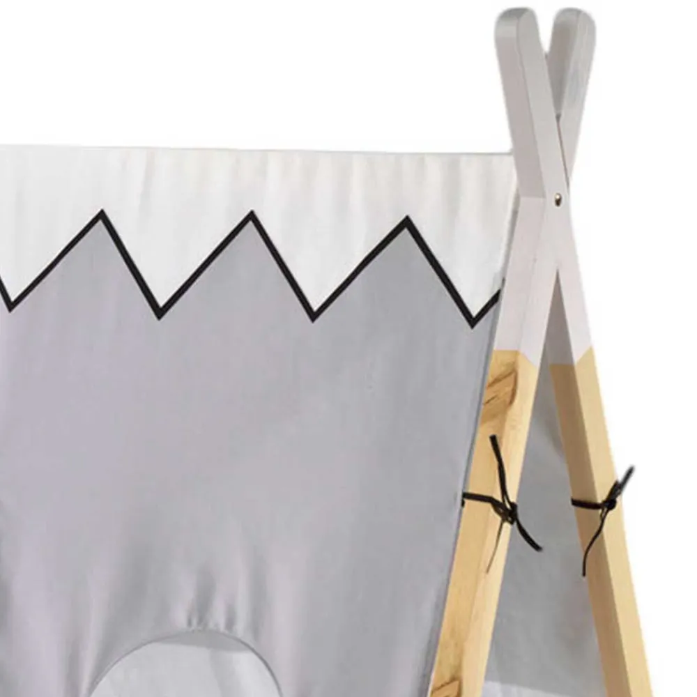 Wohnen Kinderbetten*Tipi Zeltbett für Kinder mit Stoffdach - Lagion