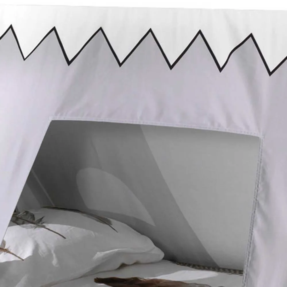 Wohnen Kinderbetten*Tipi Zeltbett für Kinder mit Stoffdach - Lagion