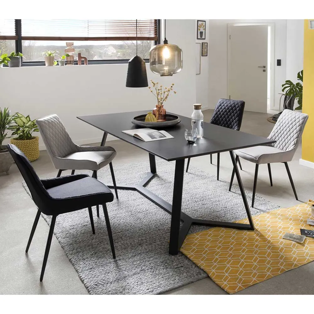 Wohnen Tisch & Stühle in zwei Farben - Ruamantico (fünfteilig)