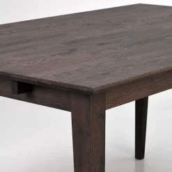 Wohnen Skandinavische Möbel|Naturholzmöbel*Tisch aus Eiche Massivholz in Dunkelbraun - Lomarios