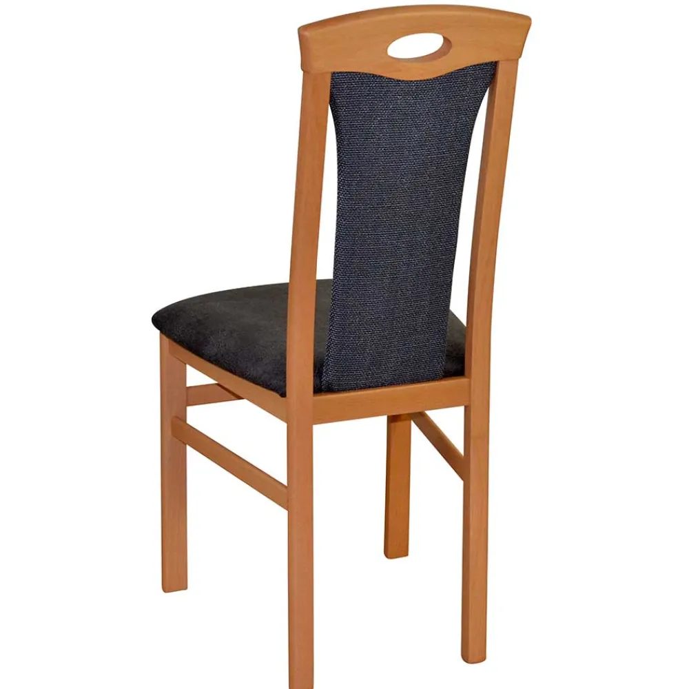 Wohnen Tisch in Buche Natur & 2 Stühle - Coestraga (dreiteilig)