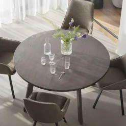 Wohnen Braune Möbel|Küchentische*Tisch in Dunkelbraun Eiche - Clause