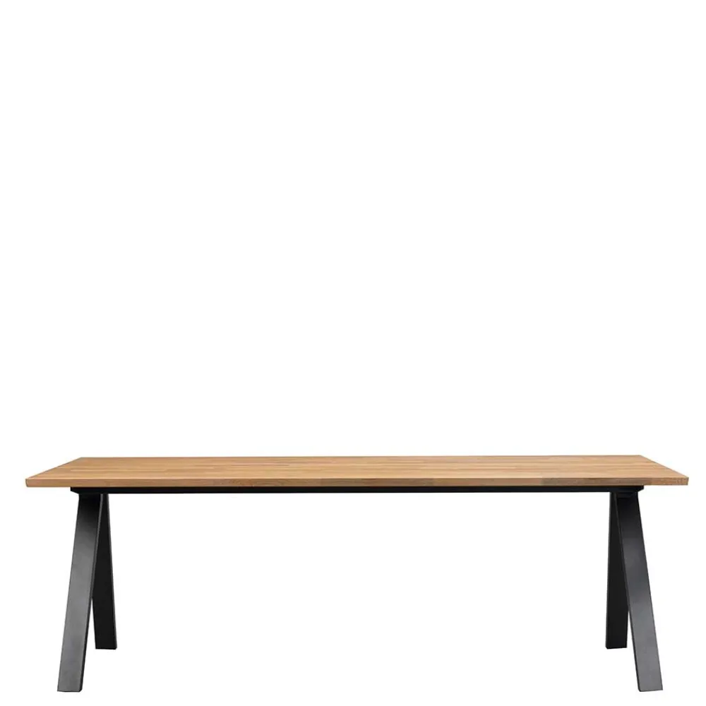 Wohnen Tisch in Eiche und Schwarz - Fadrina