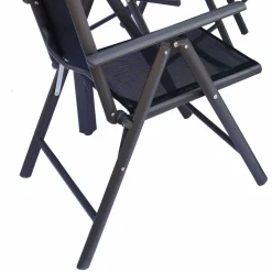 Wohnen Metall-Gartenmöbel|Balkonmöbel*Tisch mit Klappstühlen für den Garten - Anlina (siebenteilig)