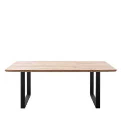 Wohnen Tisch mit U-Gestell und Zerreiche Platte - Laviette