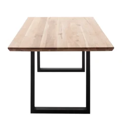 Wohnen Tisch mit U-Gestell und Zerreiche Platte - Laviette