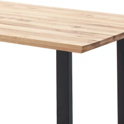 Wohnen Tisch mit U-Gestell und Zerreiche Platte - Laviette